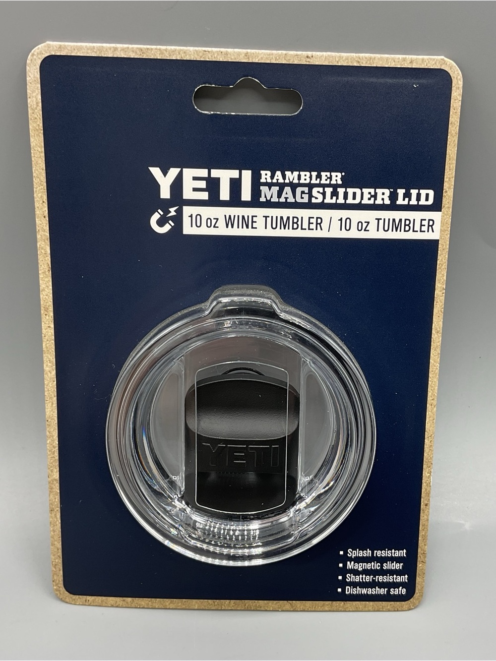 Yeti Original Genuine  10oz Wine Tumbler Mag slider Lid( Lid Only). New
